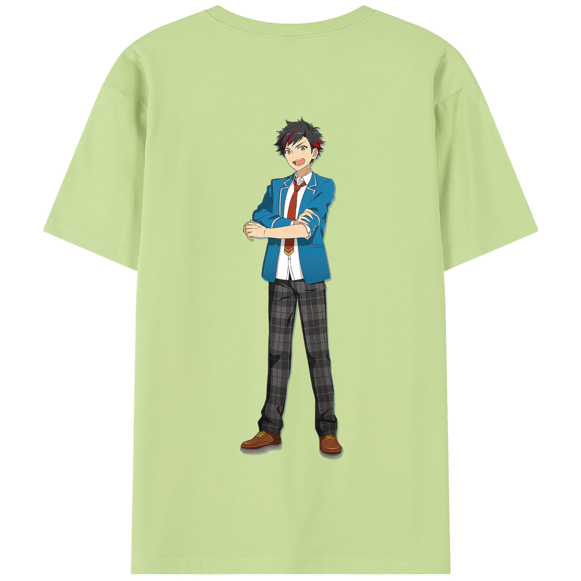 （画像用） あんさんぶるスターズ! Ensemble Stars 綿100％半袖Tシャツ（背面プリント）